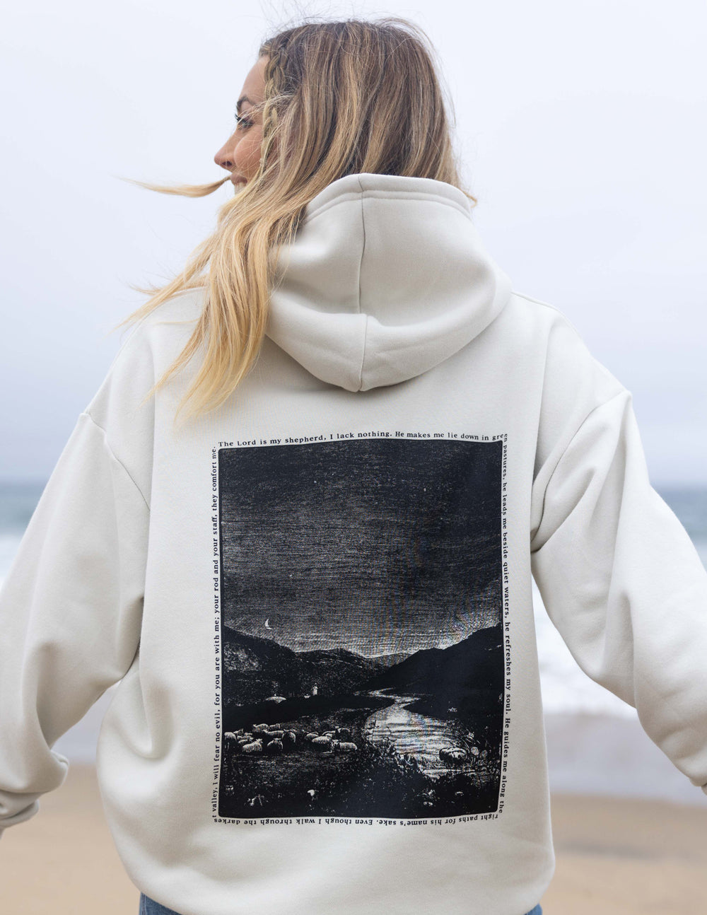Elevated Faith Psalm 23 Unisex Hoodie - AVBL MRKT (1)