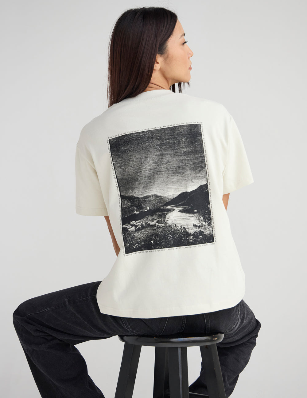 Elevated Faith Psalm 23 Unisex Tee - AVBL MRKT (1)