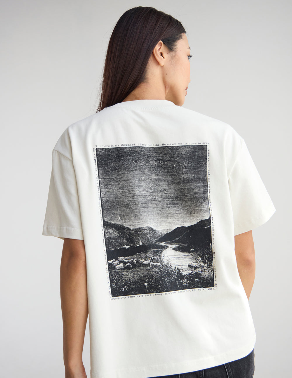 Elevated Faith Psalm 23 Unisex Tee - AVBL MRKT (4)