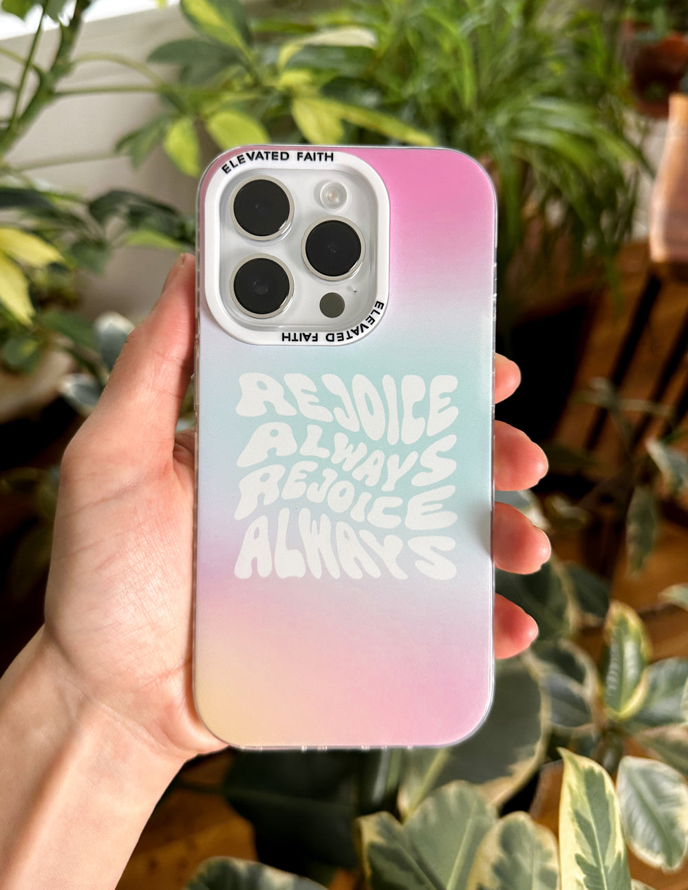 Elevated Faith Rejoice Always Phone Case - AVBL MRKT (2)