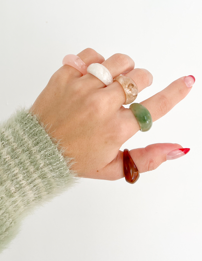 Elevated Faith Resin Dome Ring Set - AVBL MRKT (2)