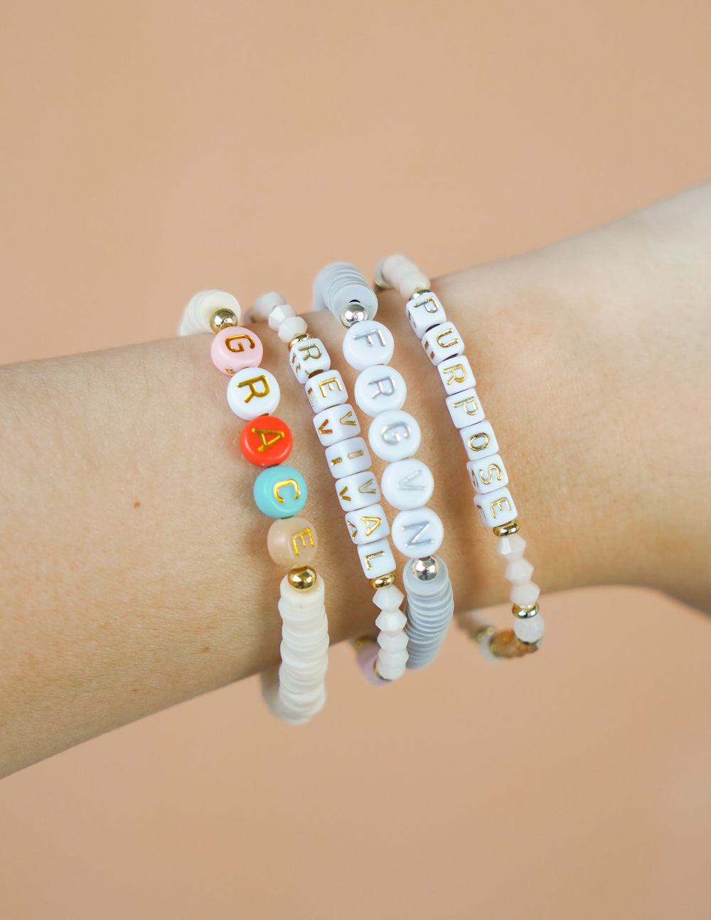 Elevated Faith Revival Letter Bracelet - AVBL MRKT (2)