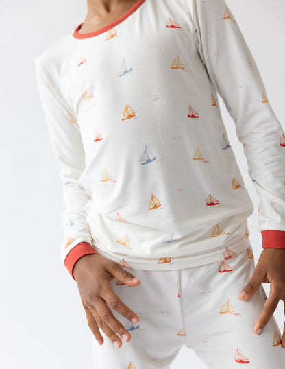 Elevated Faith Sailboat Bamboo Kids Pajama Set - AVBL MRKT (1)