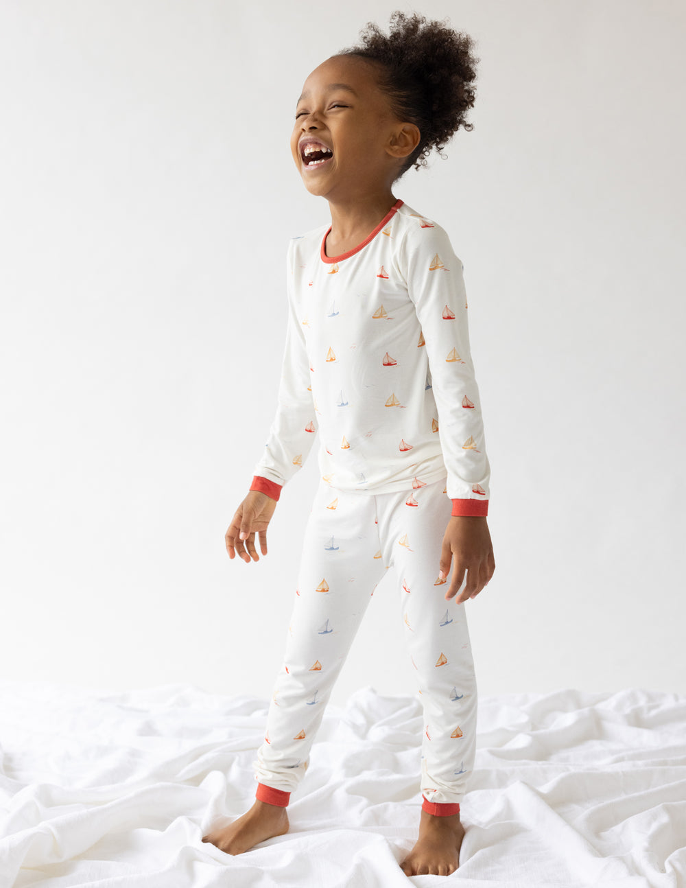 Elevated Faith Sailboat Bamboo Kids Pajama Set - AVBL MRKT (2)