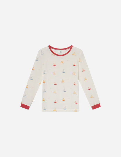 Elevated Faith Sailboat Bamboo Kids Pajama Set - AVBL MRKT (6)