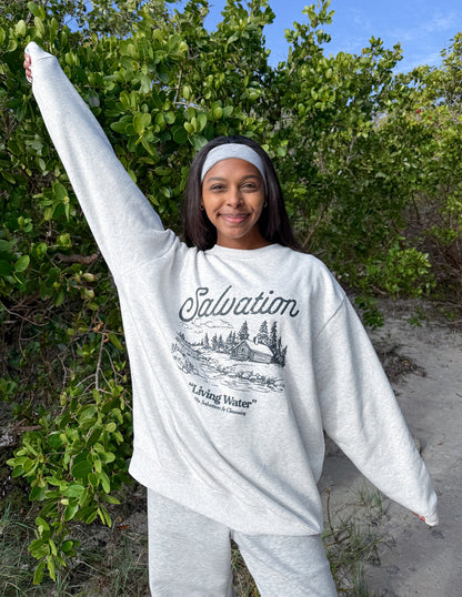 Elevated Faith Salvation Unisex Crewneck - AVBL MRKT (10)