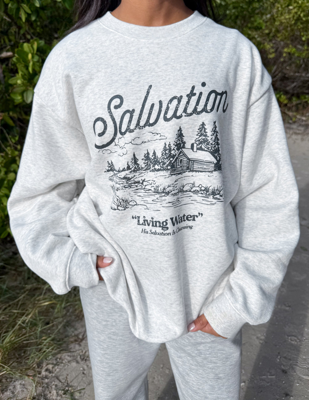 Elevated Faith Salvation Unisex Crewneck - AVBL MRKT (11)
