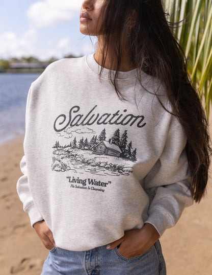 Elevated Faith Salvation Unisex Crewneck - AVBL MRKT (2)