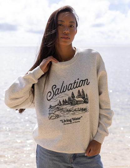 Elevated Faith Salvation Unisex Crewneck - AVBL MRKT (3)