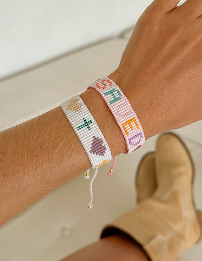 Elevated Faith Saved Micro Bead String Bracelet - AVBL MRKT (2)