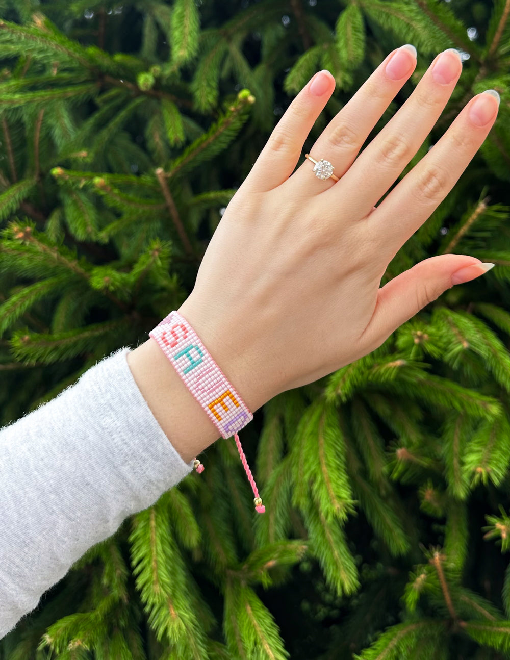 Elevated Faith Saved Micro Bead String Bracelet - AVBL MRKT (6)