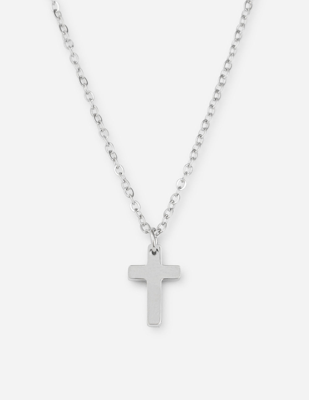 Elevated Faith Silver Cross Necklace - AVBL MRKT (1)