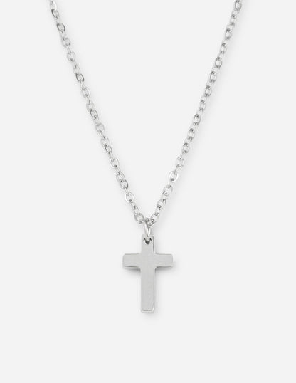 Elevated Faith Silver Cross Necklace - AVBL MRKT (1)