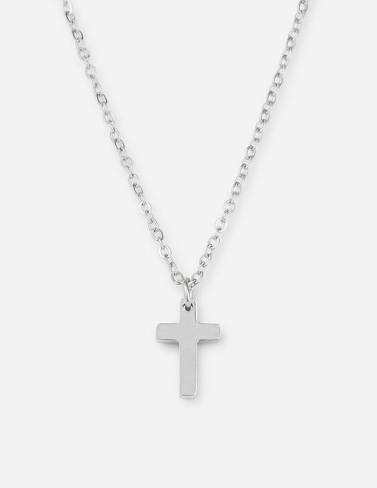 Elevated Faith Silver Cross Necklace - AVBL MRKT (1)
