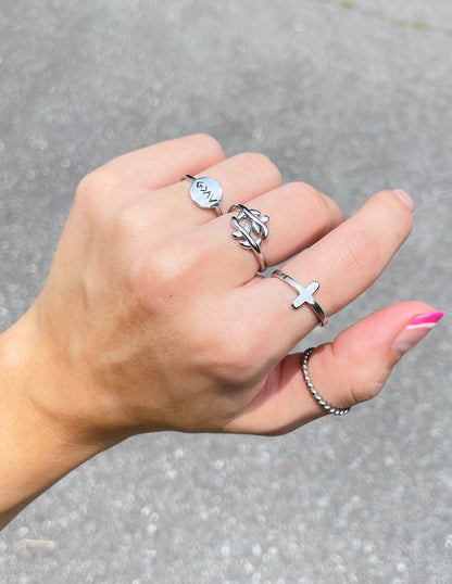 Elevated Faith Silver Cross Ring - AVBL MRKT (2)