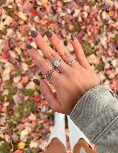 Elevated Faith Silver Highs and Lows Statement Ring - AVBL MRKT (3)