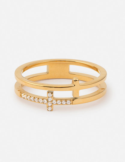 Elevated Faith Stacked Cross Gem Ring - AVBL MRKT (1)