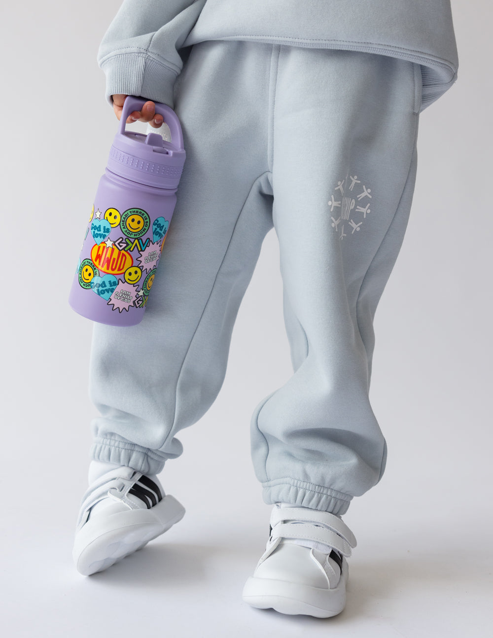 Elevated Faith Sticker Collage Kids Water Bottle - AVBL MRKT (3)