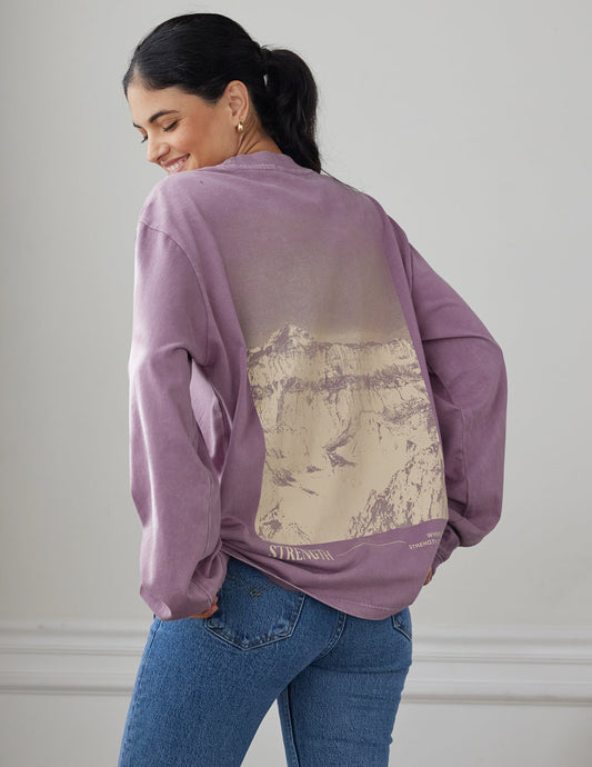 Elevated Faith Strength LS Unisex Tee - AVBL MRKT (1)