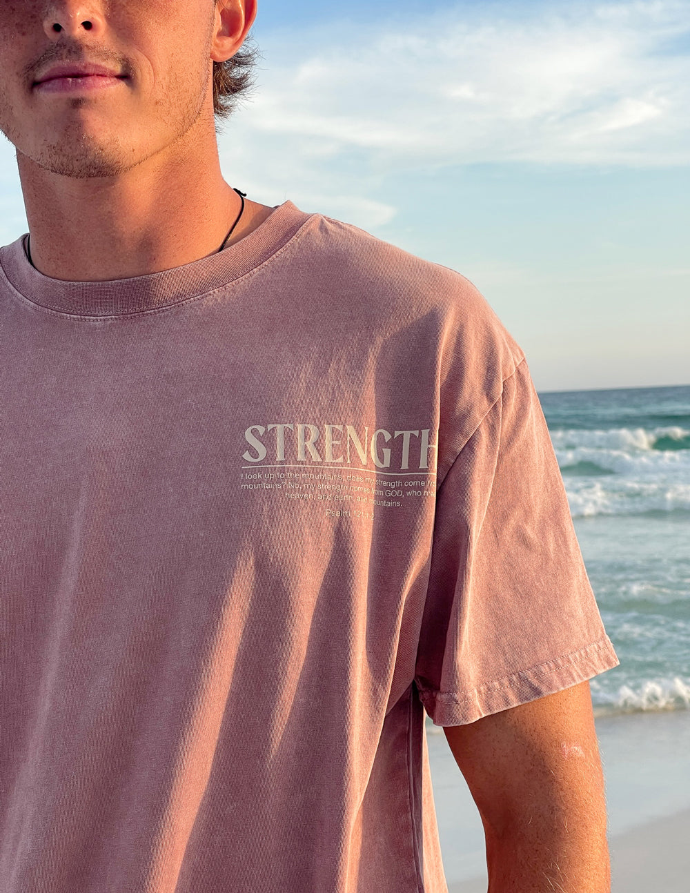 Elevated Faith Strength Unisex Tee - AVBL MRKT (2)