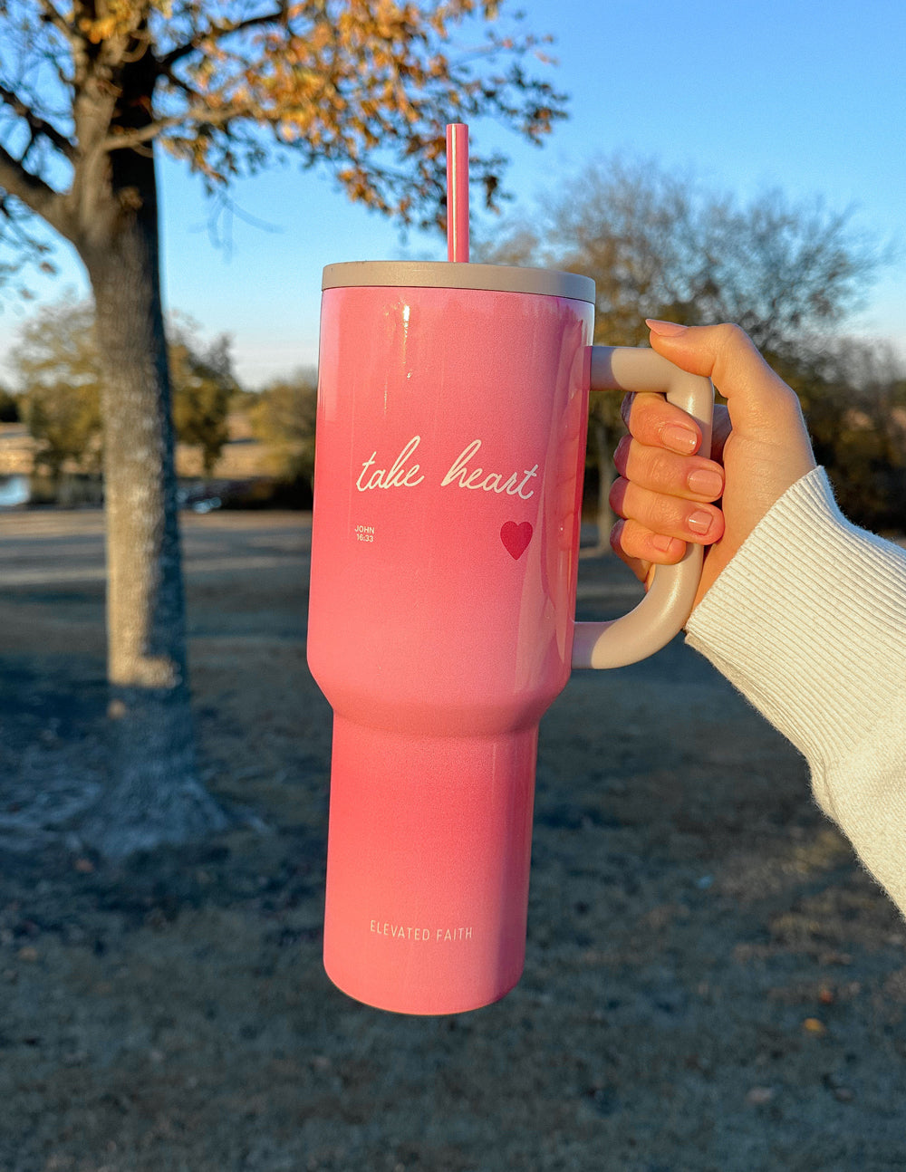 Elevated Faith Take Heart 40 oz Ascend Tumbler - AVBL MRKT (2)