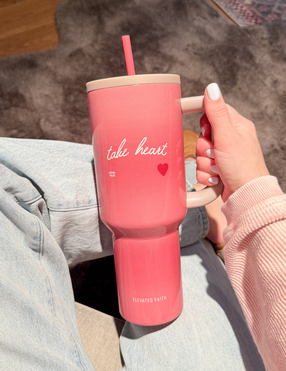Elevated Faith Take Heart 40 oz Ascend Tumbler - AVBL MRKT (3)