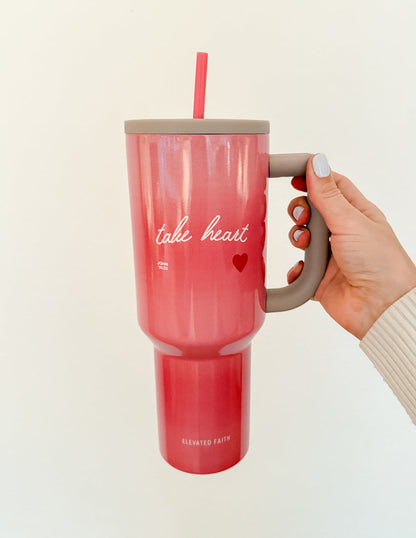 Elevated Faith Take Heart 40 oz Ascend Tumbler - AVBL MRKT (4)