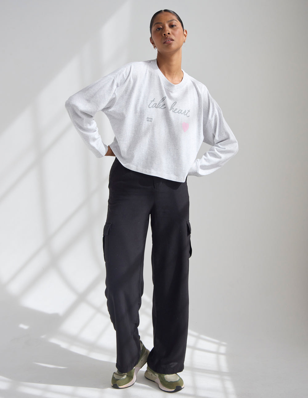 Elevated Faith Take Heart Cropped LS Women's Tee - AVBL MRKT (2)