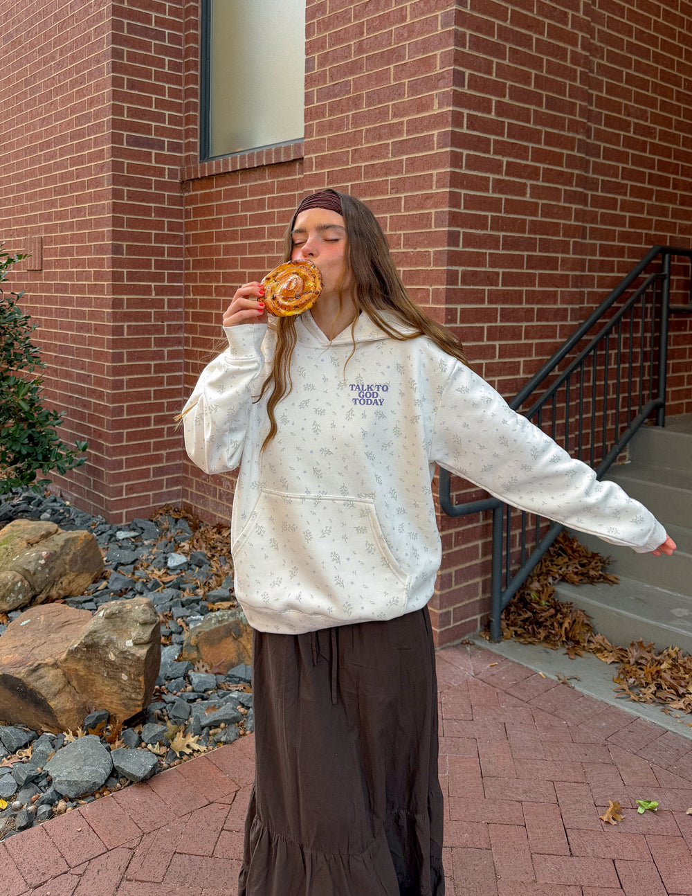 Elevated Faith Talk to God Allover Wildflower Unisex Hoodie - AVBL MRKT (5)