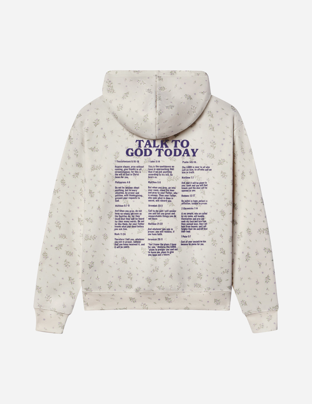 Elevated Faith Talk to God Allover Wildflower Unisex Hoodie - AVBL MRKT (9)