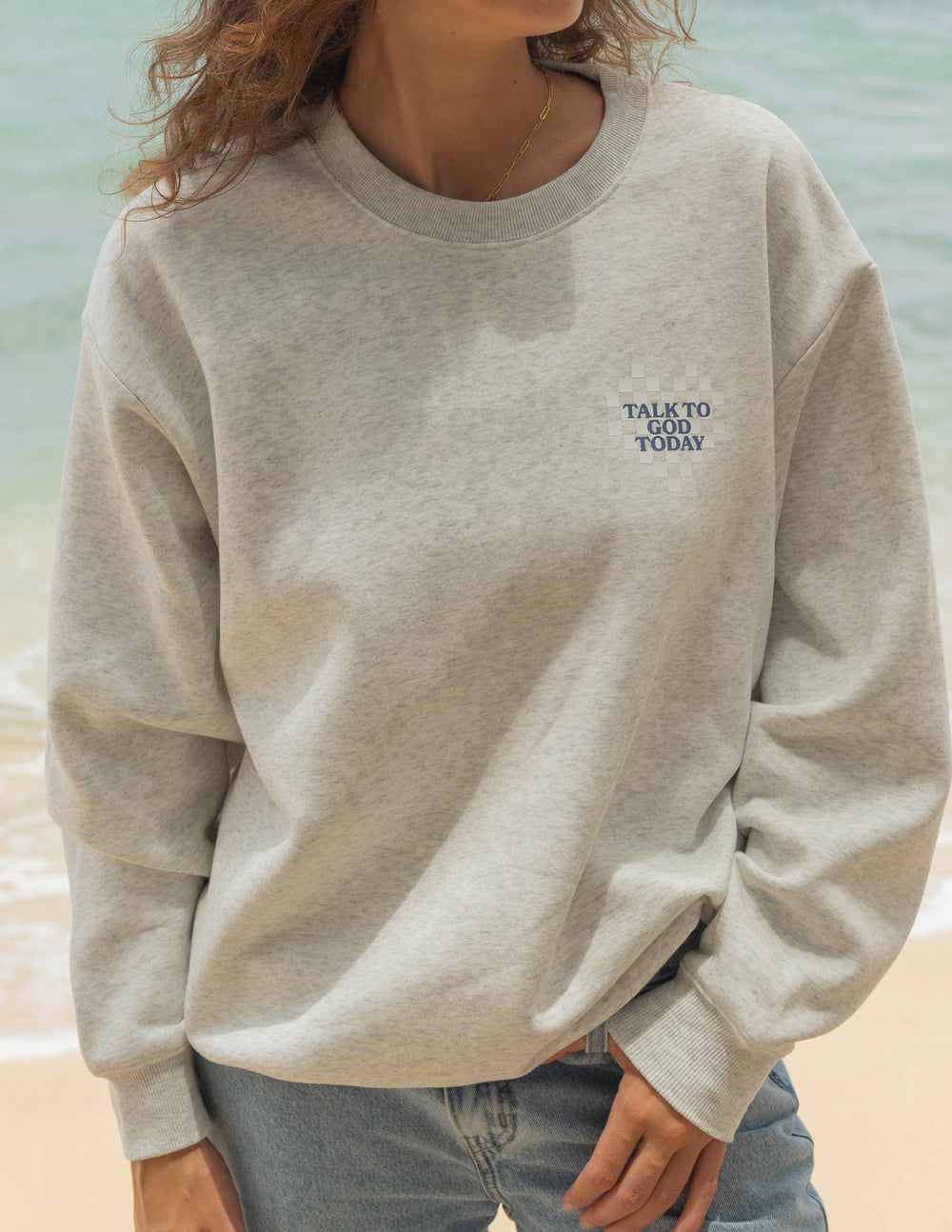 Elevated Faith Talk to God Unisex Crewneck - AVBL MRKT (4)
