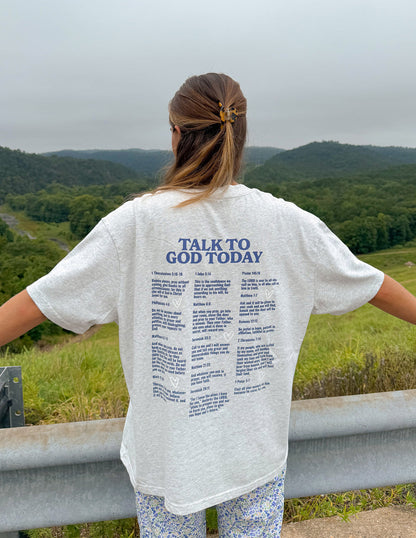 Elevated Faith Talk to God Unisex Tee - AVBL MRKT (1)
