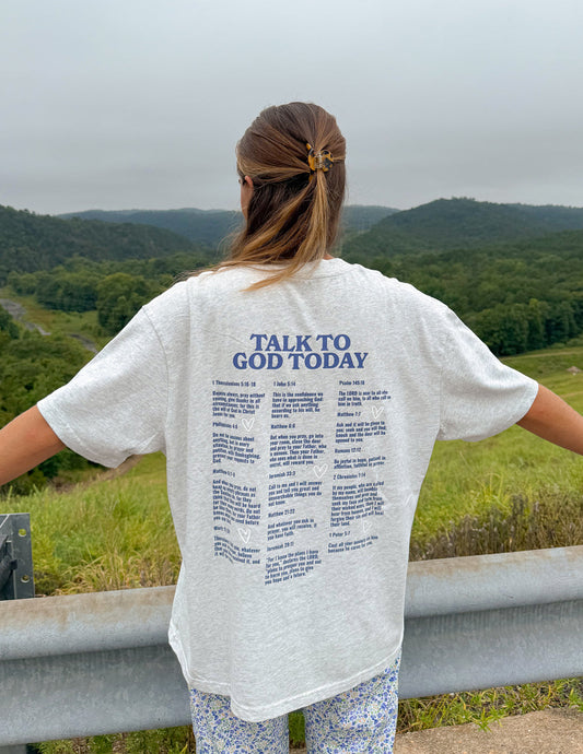 Elevated Faith Talk to God Unisex Tee - AVBL MRKT (1)