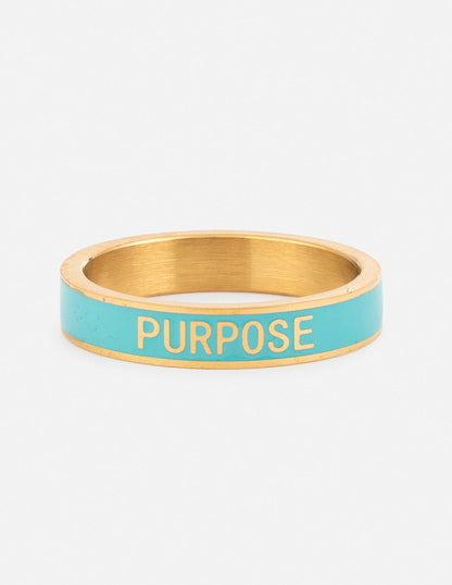 Elevated Faith Teal Enamel Purpose Ring - AVBL MRKT (1)