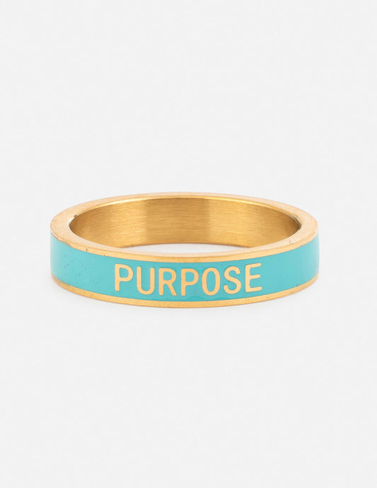 Elevated Faith Teal Enamel Purpose Ring - AVBL MRKT (1)