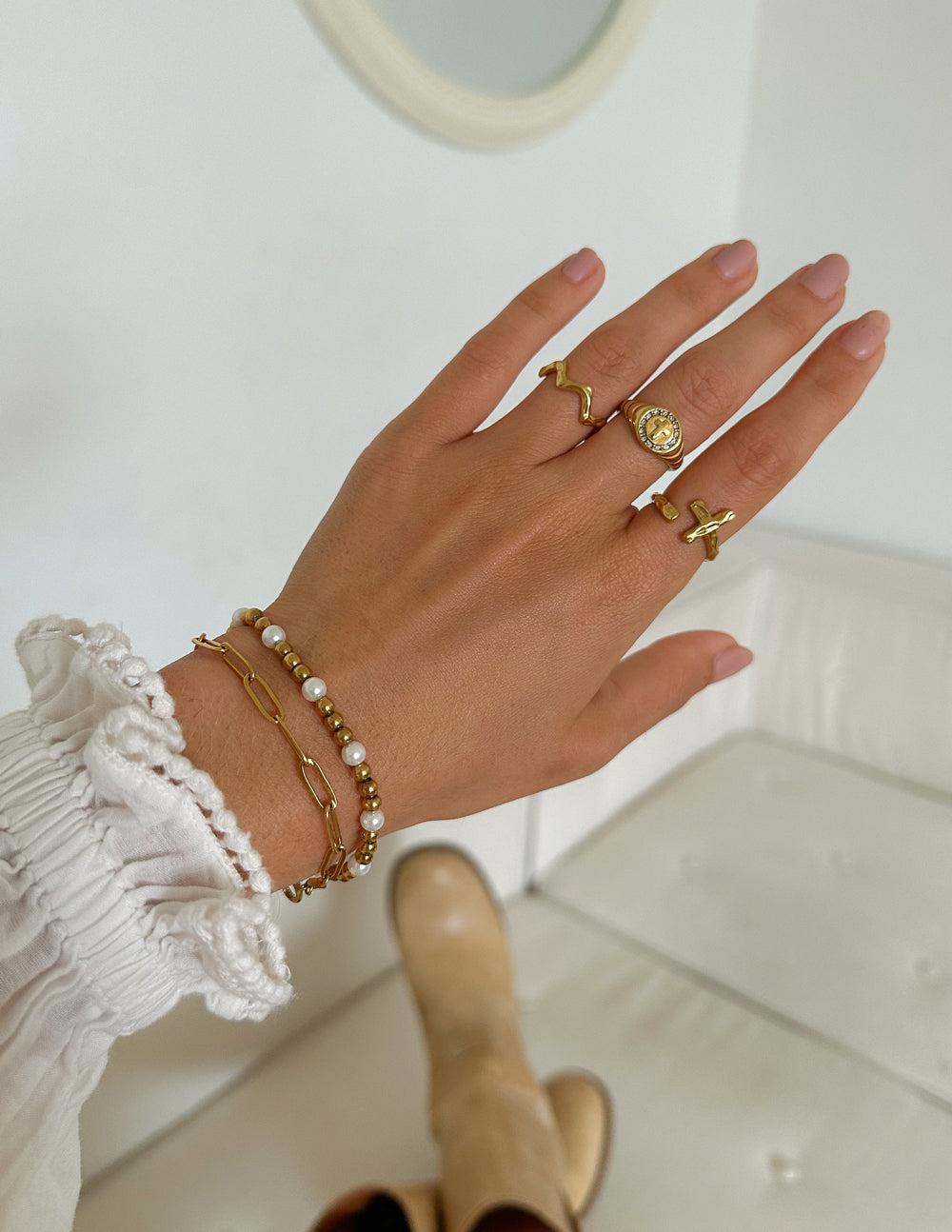 Elevated Faith Textured Wrapped Cross Ring - AVBL MRKT (9)