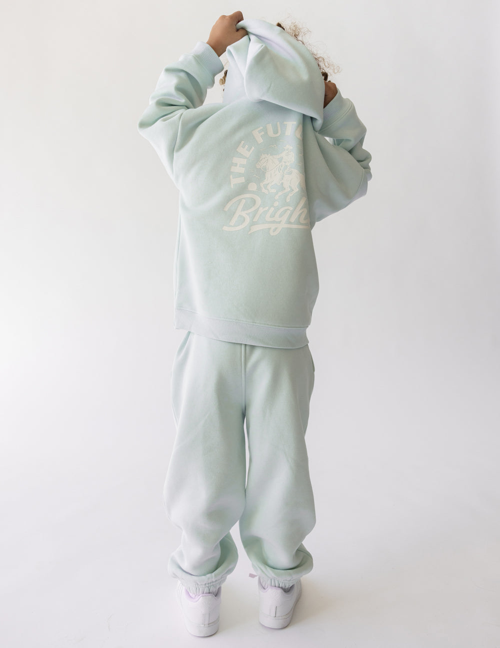 Elevated Faith The Future Is Bright Kids Hoodie - AVBL MRKT (3)