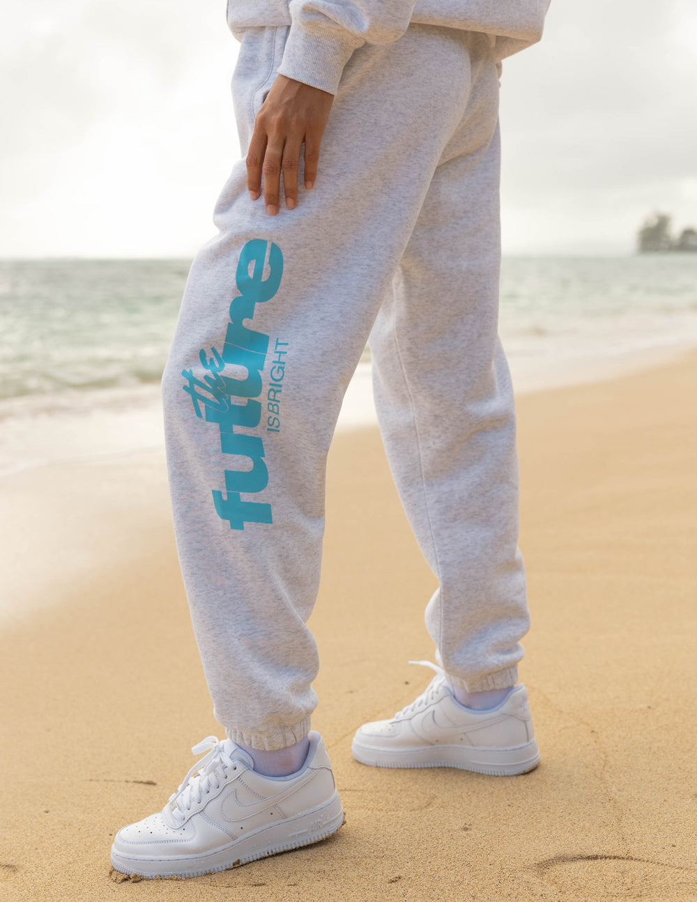 Elevated Faith The Future Is Bright Retro Unisex Sweatpant - AVBL MRKT (2)