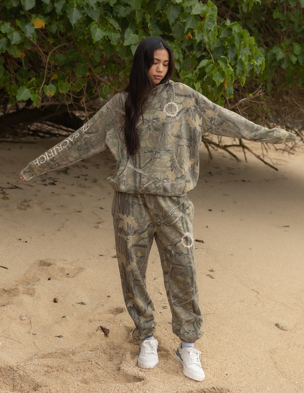 Elevated Faith The Sacrifice Camo Unisex Hoodie - AVBL MRKT (1)