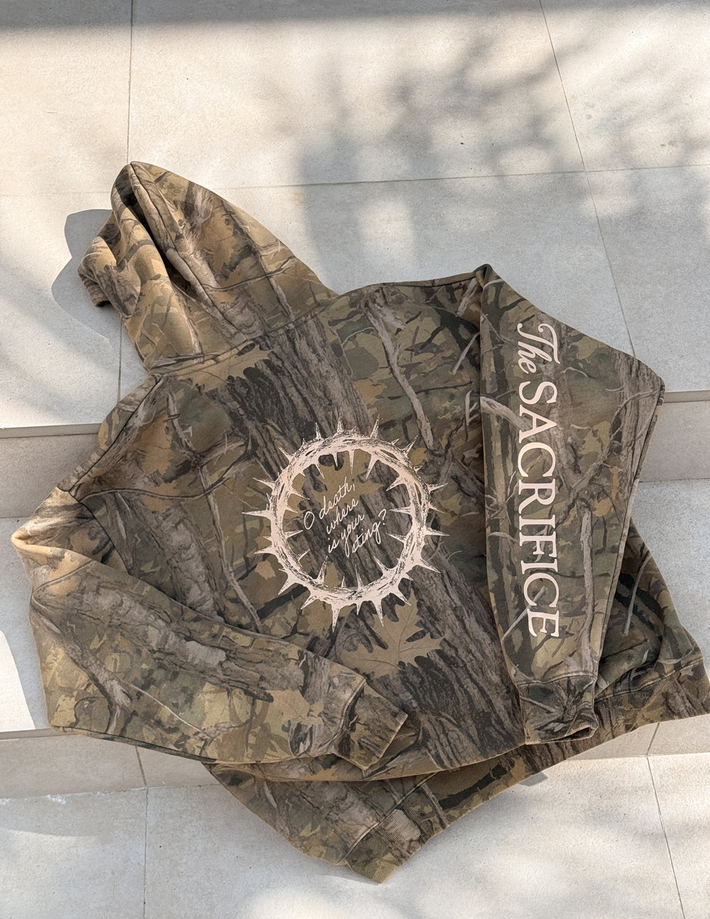 Elevated Faith The Sacrifice Camo Unisex Hoodie - AVBL MRKT (2)