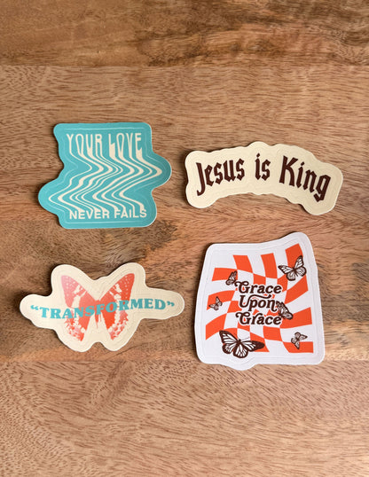 Elevated Faith Throwback Sticker Pack - AVBL MRKT (2)