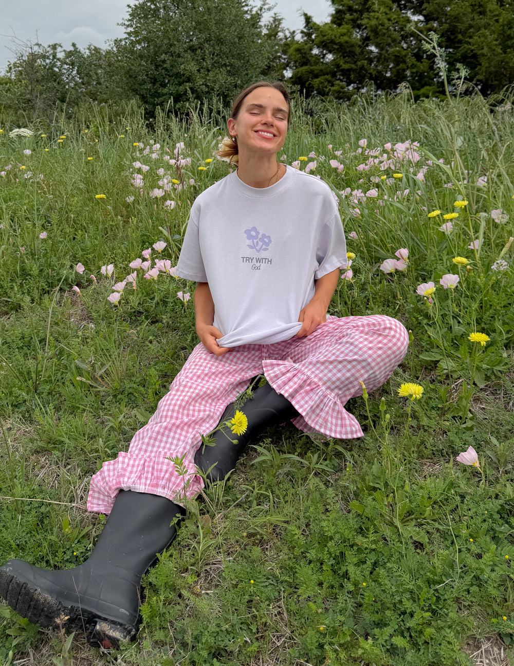 Elevated Faith Try With God Unisex Tee - AVBL MRKT (2)