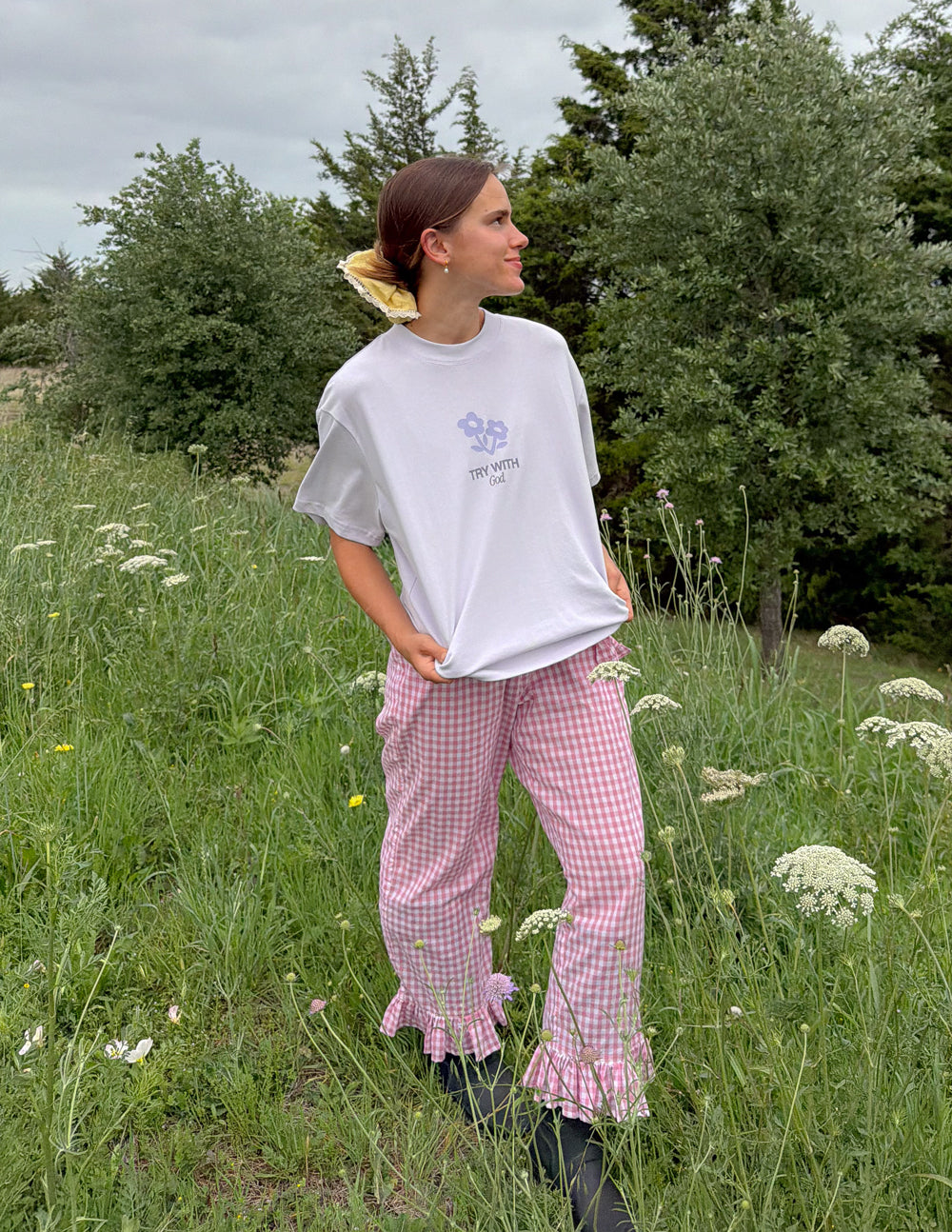 Elevated Faith Try With God Unisex Tee - AVBL MRKT (4)