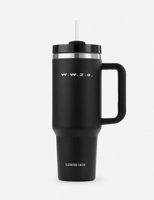 Elevated Faith WWJD 40 oz Tumbler - AVBL MRKT (1)