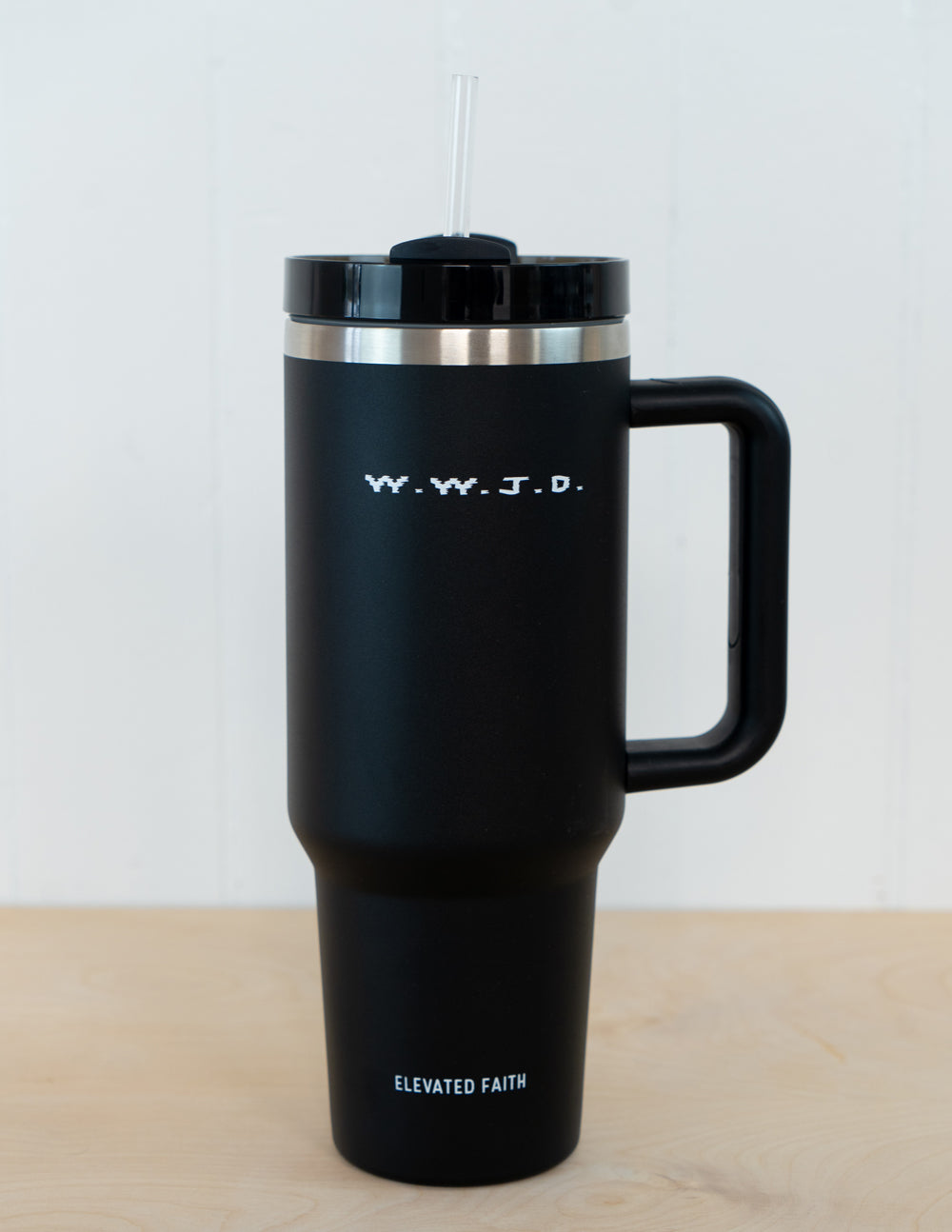 Elevated Faith WWJD 40 oz Tumbler - AVBL MRKT (2)