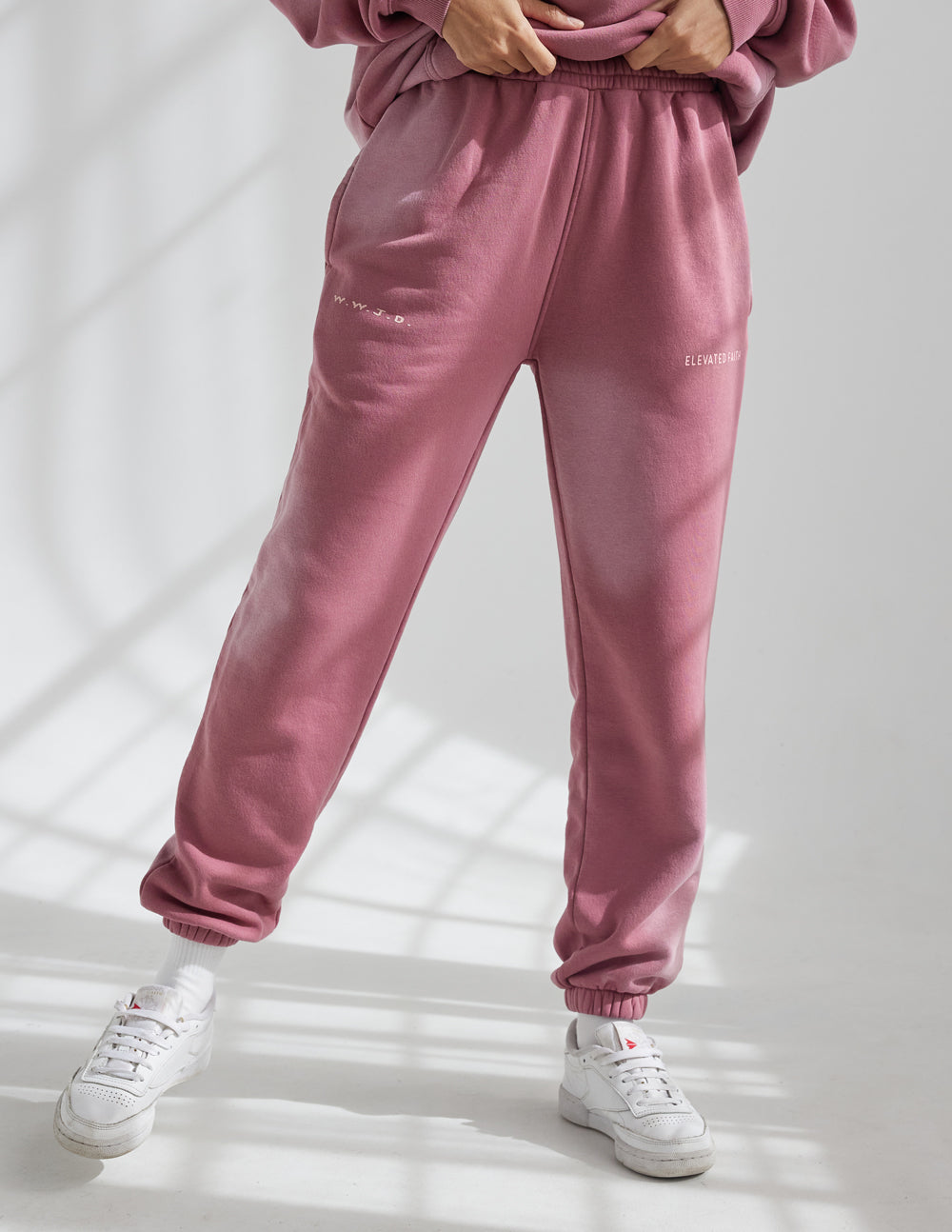 Elevated Faith WWJD Pink Unisex Sweatpant - AVBL MRKT (4)