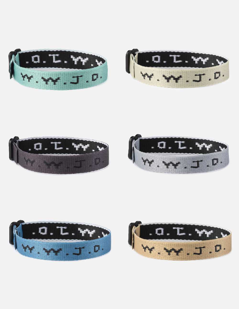 Elevated Faith WWJD Surf Bracelet Pack - AVBL MRKT (10)
