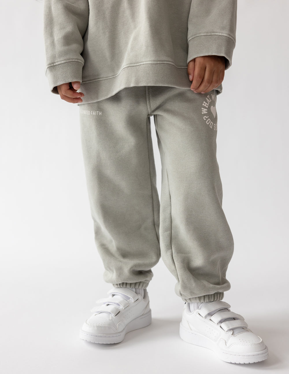 Elevated Faith WWJD Varsity Kids Sweatpant - AVBL MRKT (7)