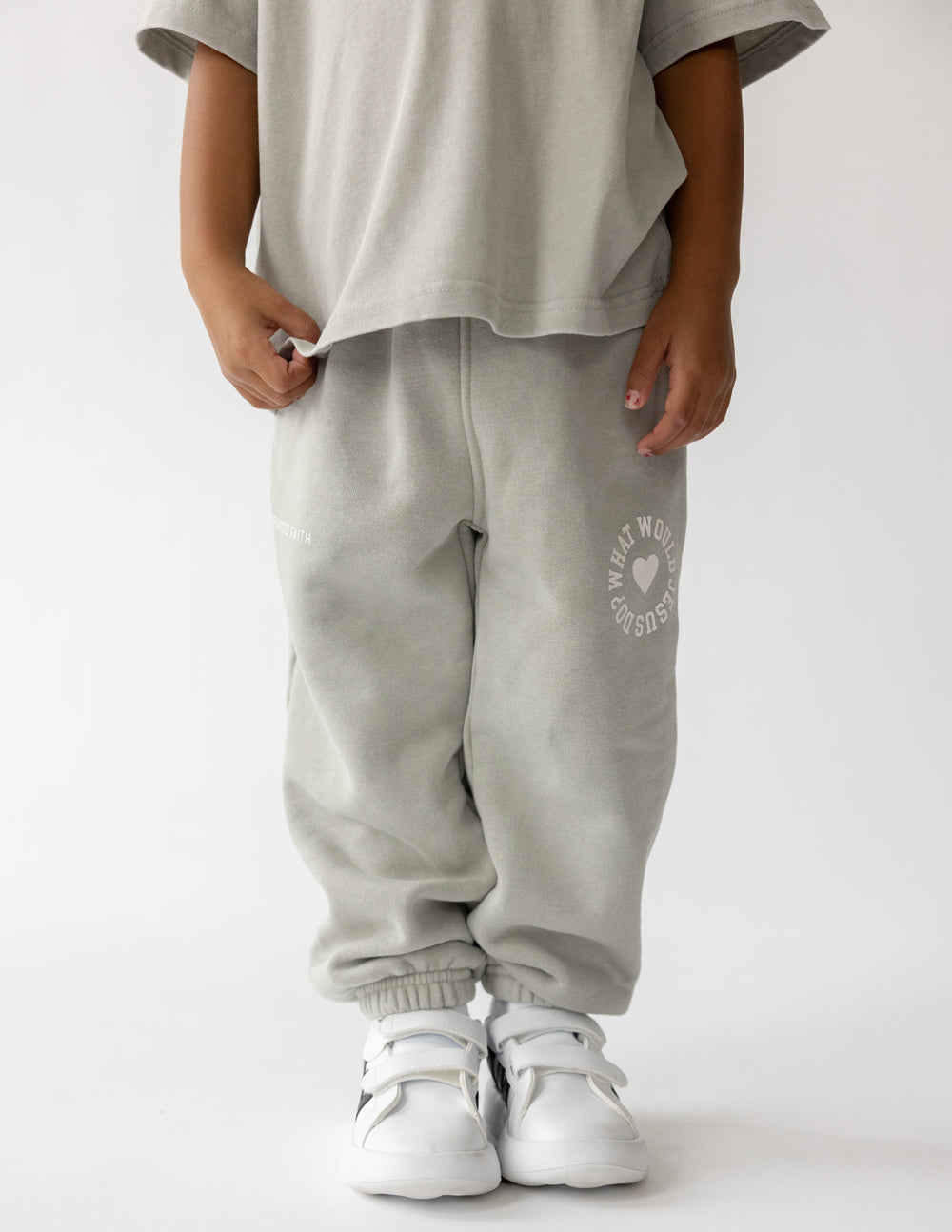 Elevated Faith WWJD Varsity Kids Sweatpant - AVBL MRKT (9)
