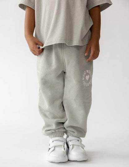 Elevated Faith WWJD Varsity Kids Sweatpant - AVBL MRKT (9)
